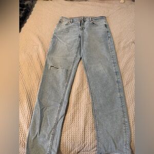 American Eagle Outfitters Light Blue Straight Leg Jeans